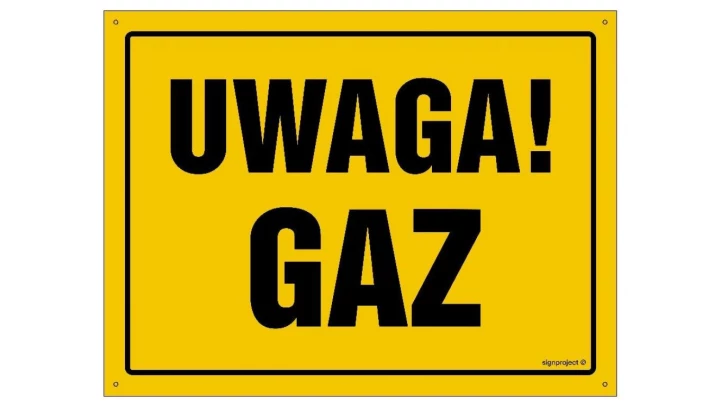 ZNAK - OA158 Odpady 90 x 30 cm PN - Płyta 1mm