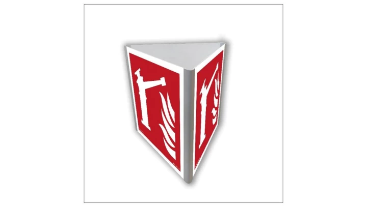 ZNAK - BF815 Działko gaśnicze (3D dościenny) 10 x 10 cm PS - Płyta 1mm foto.