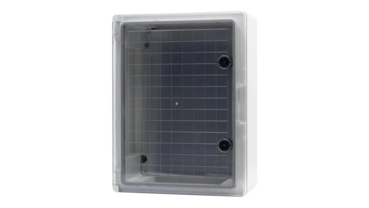Szafa z tworzywa 300x400x195 mm IP65 drzwi przeźroczyste