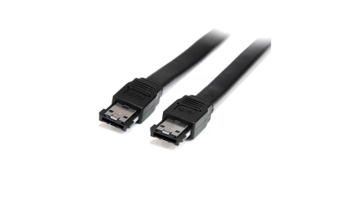 Kabel eSATA - eSATA 0,5m (transfer do 3 Gbit/s) dysk HDD / rejestrator DVR NVR XVR