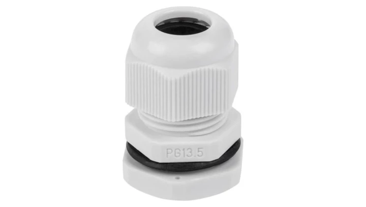 Dławnica kablowa 9-13mm IP67 gwint calowy jasnoszara PG13.5