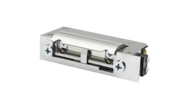 Elektrozaczep Hartte XS12UM wąski z monitoringiem 12V AC/DC