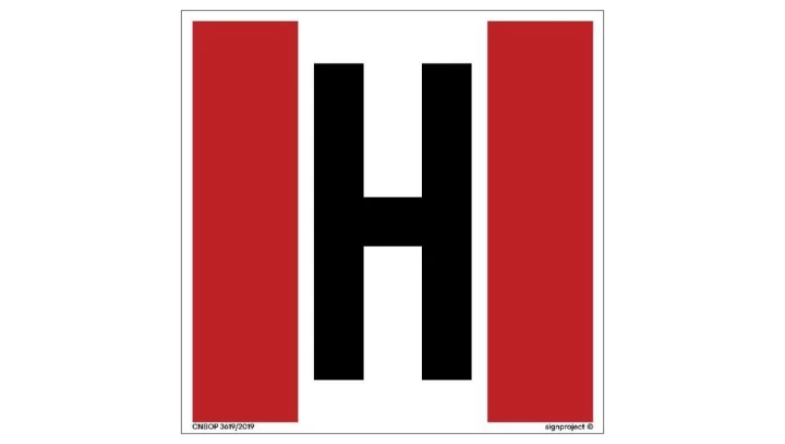 ZNAK - BB013 Hydrant zewnętrzny 25 x 25 cm ON - Blacha ocynk