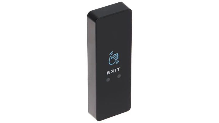 Bezdotykowy natynkowy przycisk wyjścia otwarcia drzwi S1 czarny IP68
