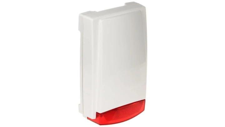 Sygnalizator zewnętrzny, optyczno-akustyczny, diody LED, światło czerwone, przetwornik piezoelektryczny, 115dB MR300RD 24V