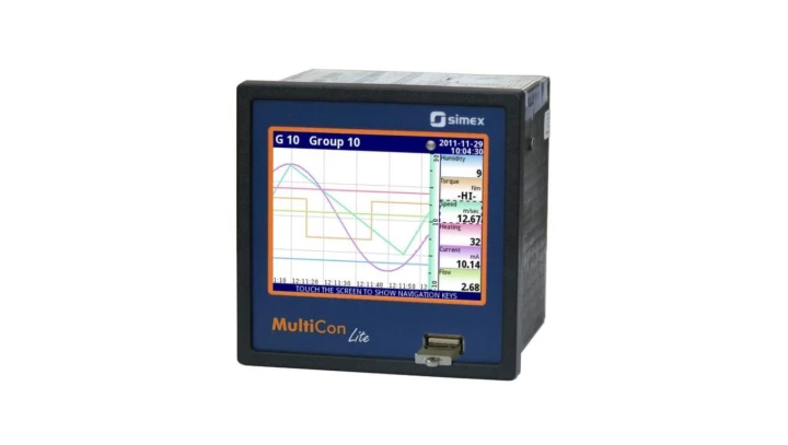 Wielokanałowy rejestrator - regulator - miernik: sygnałów analogowych, temperatury, przepływu – RS-485 Slave - CMC-99LT