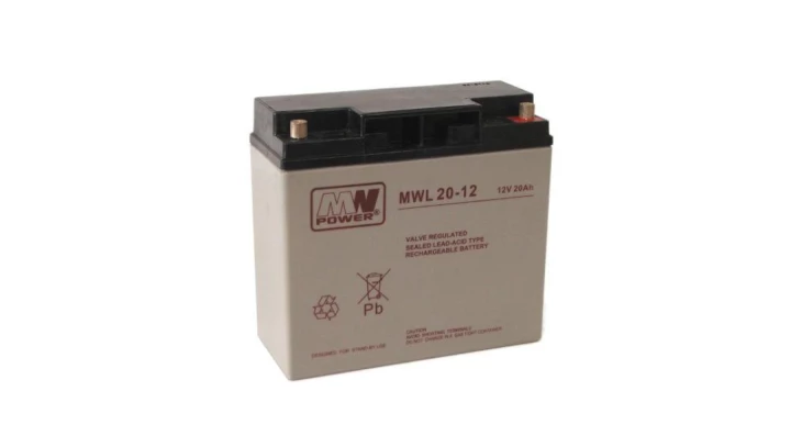 Akumulator AGM 12V 20Ah (181x77x167mm) MWL 20-12