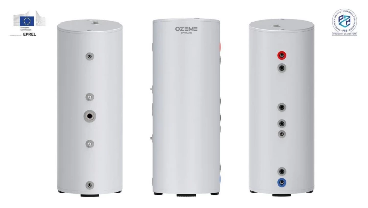 OZEME OPTITANK 200L2 Zasobnik CWU 200 ltr. Podgrzewacz CWU dwuwężownicowy z powiększonymi wężownicami (slim)