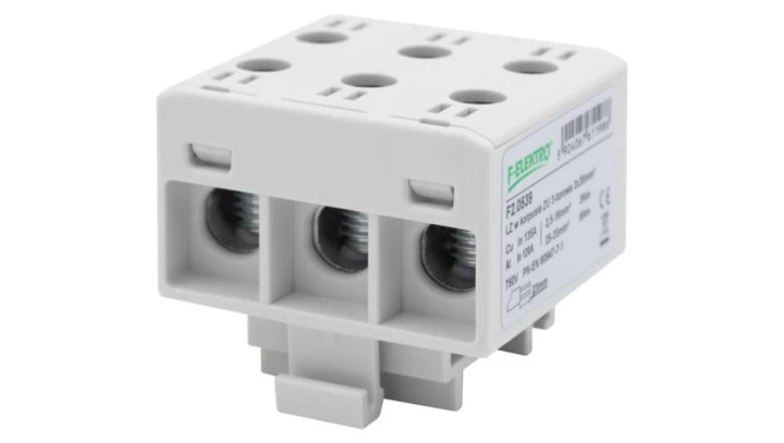 LZ w korpusie ZU 3-torowa 3x35mm2 Al/Cu - szara