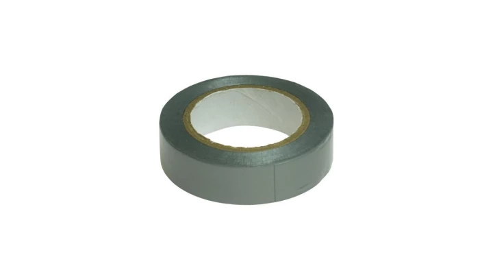 Taśma izolacyjna szara PVC 19mm 20m TI-19/20/SZARY W-05123