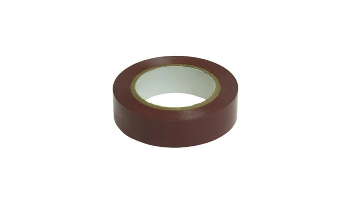 Taśma izolacyjna brązowa PVC 19mm 20m TI-19/20/BRĄZOWY W-05124