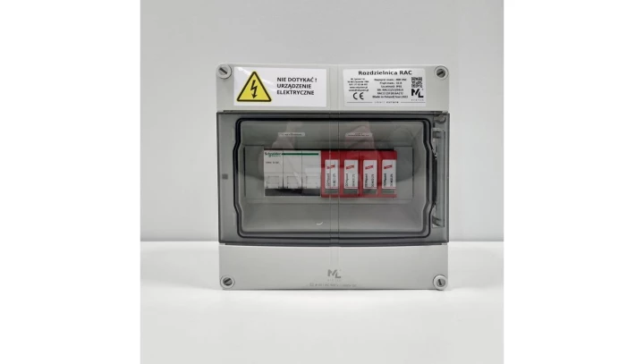 Rozdzielnica AC TYP22 - RAC22/3F/B16A/T2 do 8kW - SCHNEIDER K60N-B16-3 / IP65 / 400V AC / 1000V DC / WEW.