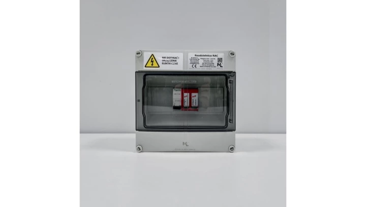 Rozdzielnica AC TYP21 - RAC21/1F/B16A/T2 do 3,5kW - SCHNEIDER K60N-B16-1 / IP65 / 400V AC / 1000V DC / WEW.