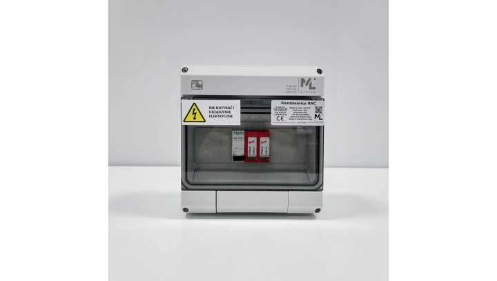 Rozdzielnica AC TYP31 - RAC31/1F/B16A/T2/UV do 3,5kW - SCHNEIDER K60N-B16-1 / IP65 / 1000V AC / 1500V DC / ZEW.