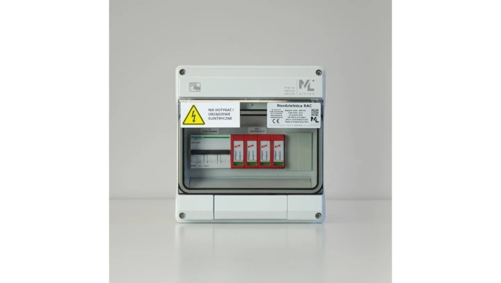 Rozdzielnica AC TYP32.1 - RAC32.1/3F/B16A/T2/UV do 8kW - SCHNEIDER K60N-B16-3 / IP65 / 1000V AC / 1500V DC / ZEW.