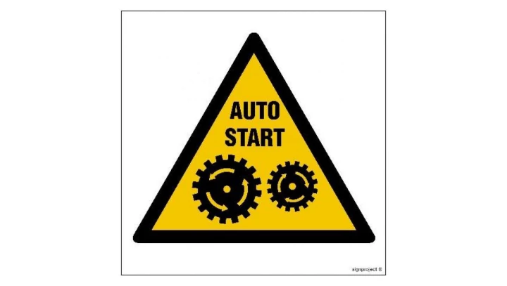 ZNAK - GE006 Uruchamia się automatycznie 20 x 20 cm KN - Folia podłogowa