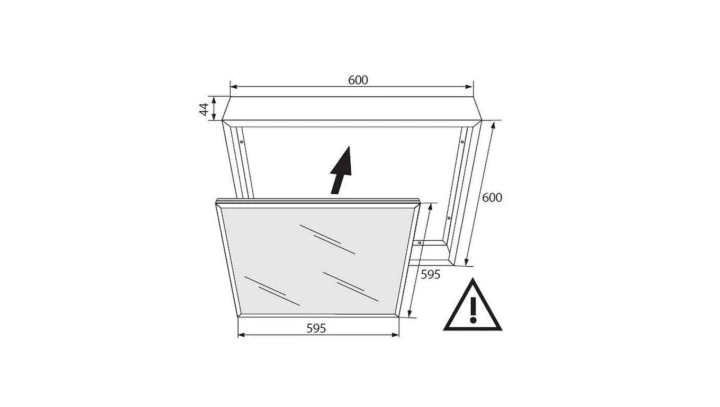 Ramka 600*600 Panel LED Aluminiowa EKP9131 Eko-Light