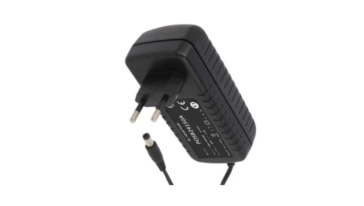 POSB12300A, zasilacz 12V/3A/36W, czarny, adapter horyzontalny, gniazdo AC:CEE7/16. wtyk DC:2.1/5...