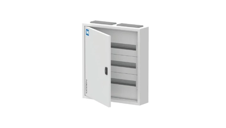 Obudowa modułowa 3x18 natynkowa kolor light