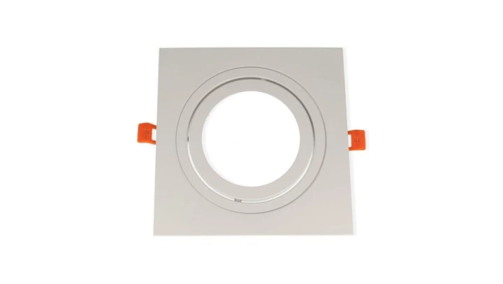 OPRAWA AR111 KWADRAT RUCHOMA BIAŁA LEDIN