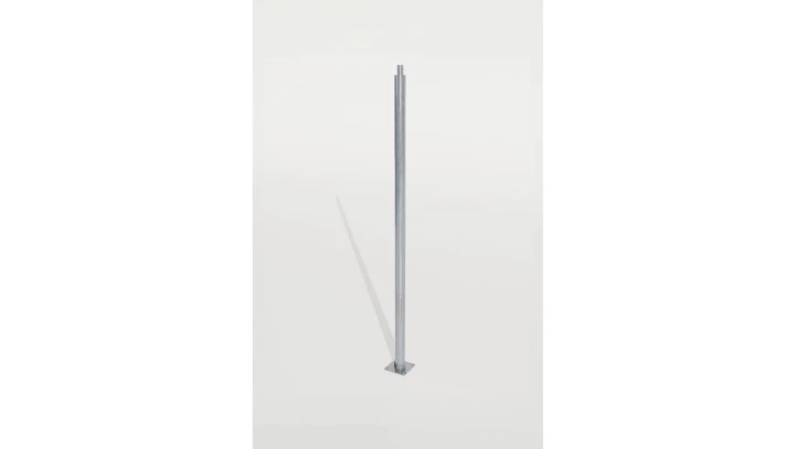 Słup stalowy okrągły jednolity oświetleniowy 6 metrów