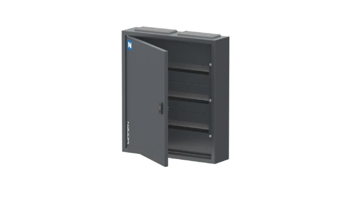 Obudowa modułowa 3x18 natynkowa kolor dark