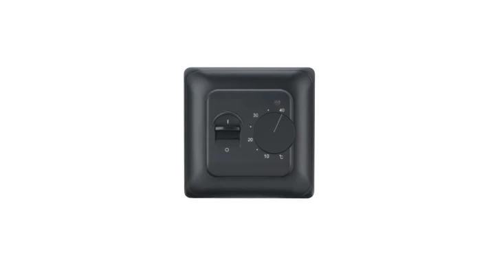 Elektroniczny manualny termostat MST-10, czarny