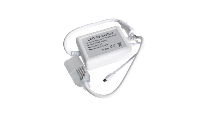 KABEL ZASILAJĄCY ZE STEROWNIKIEM I PILOTEM DO NEON LED RGB EKF1139 Milagro