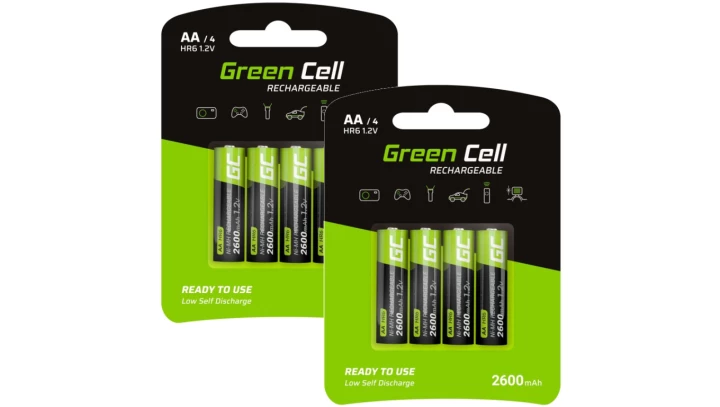 Akumulator Ni-MH R6 AA 2600mAH 1,2V Green Cell /8 szt/