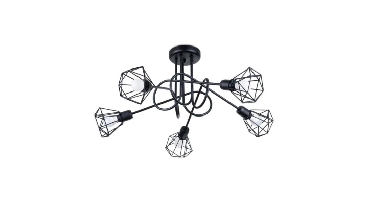 Żyrandol ARTEMIS 5S czarny