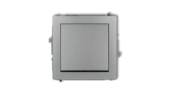 DECO Łącznik jednobiegunowy srebrny metalik 7DWP-1