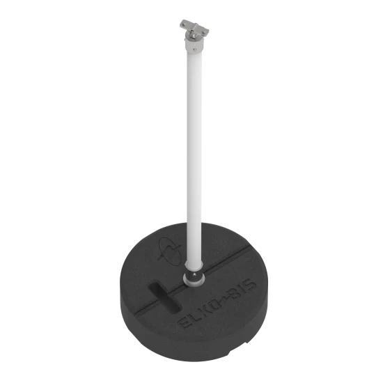 Uchwyt do drutu na drążku 750 mocowany na podstawie betonowej 131.1.075 NI 13110705