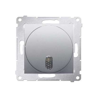 Simon 54 Dzwonek elektroniczny 12V 70dB IP20 srebny mat DDT1.01/43