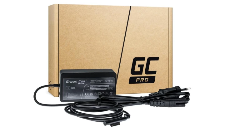 Zasilacz Ładowarka Green Cell PRO 1706 65W 15V 4A do Microsoft Surface Laptop, Pro, Book, Go