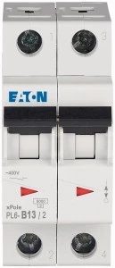Wyłącznik nadprądowy 2P B 13A 6kA AC PL6-B13/2 286554