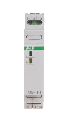 Przetwornik prądowy z wyjściem MODBUS RTU 5A/20A 9-30V DC MAX-MB-1I-1-5A
