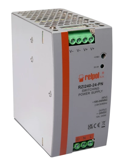 Zasilacz impulsowy przemysłowy 90-2640V AC 24 V DC 10A moc 240W 2616914 RZI240-24-PN