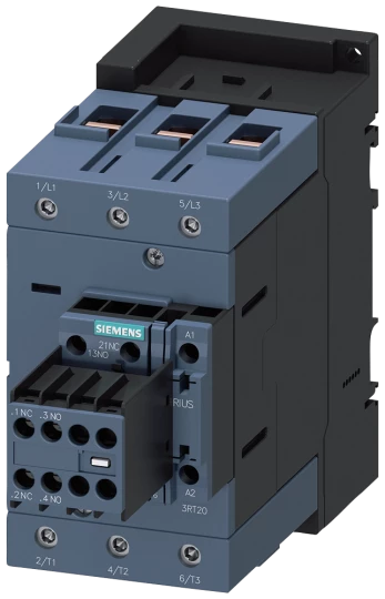 Stycznik mocy 3P AC-3e/AC-3 95A 45kW 400V cewka 20-33 V AC/DC 2Z+2R 3RT2046-1NB34