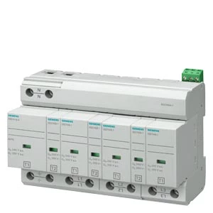 Ogranicznik przepięć B+C Typ 1+2 3P+N Uc 350V 25kA TN-S ze stykami sygn. SENTRON 5SD7444-1