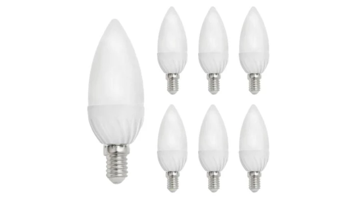 Żarówka LED E14 230V 6W świecowa 540lm neutralna komplet 6szt 75.0303