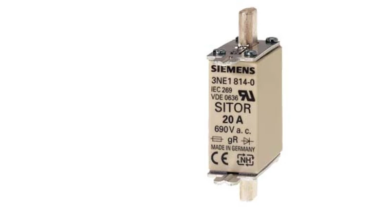 Bezpiecznik SITOR klasa GS 20A 690V AC (WLK. 000) 3NE1814-0 /3szt./