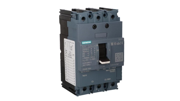 Wyłącznik mocy 3P 160A Icu=25kA 415V AC wyzwalacz TM210 LI przyłącza śrubowe 3VA1116-3ED32-0AA0