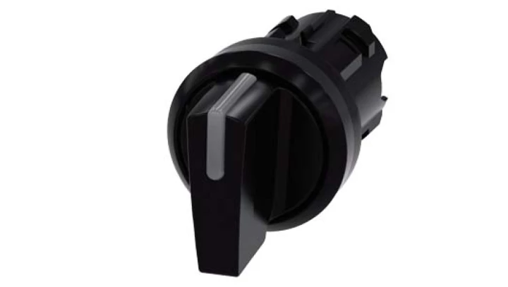 Przełącznik piórkowy 3 pozycyjny 22mm z samopowrotem możl podświetlenie czarny tworzywo SIRIUS ACT 3SU1002-2BM10-0AA0