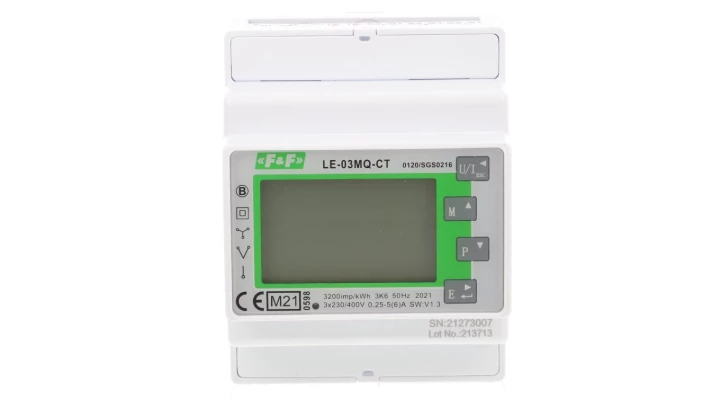 Trójfazowy dwukierunkowy licznik pośredni i półpośredni MODBUS RTU100 LE-03MQ-CT