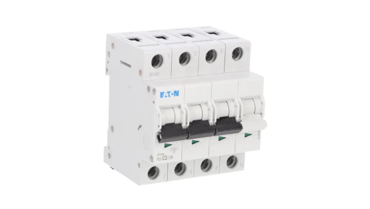 Wyłącznik nadprądowy 3P+N C 2A 6kA AC PL6-C2/3N 106905