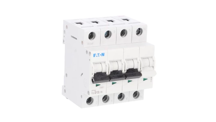 Wyłącznik nadprądowy 3P+N D 13A 6kA AC PL6-D13/3N 165033