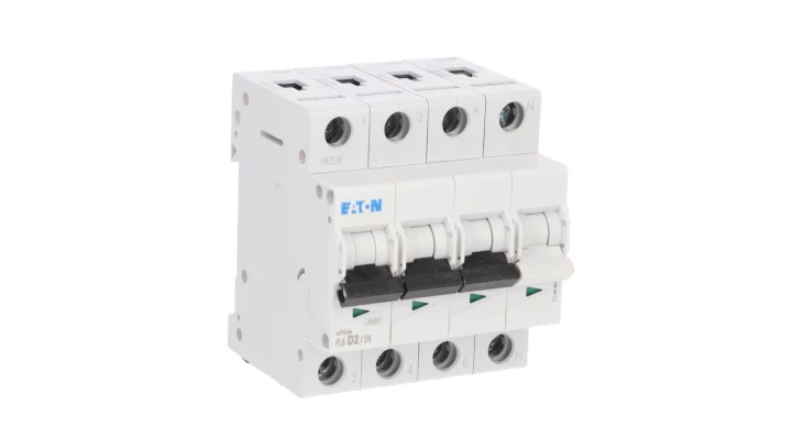 Wyłącznik nadprądowy 3P+N D 2A 6kA AC PL6-D2/3N 165037