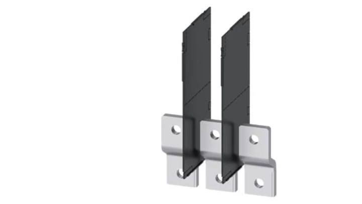 Przyłącza płaskie wydłużone 3P z barierami międzyfazowymi do 3VA13/24/23/24 3VA9483-0QB00