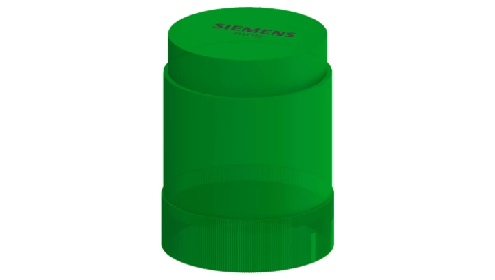 Moduł świetlny kolumny sygnalizacyjnej 50mm LED zielony światło ciągłe 24V AC_DC IP54 8WD4220-5AC