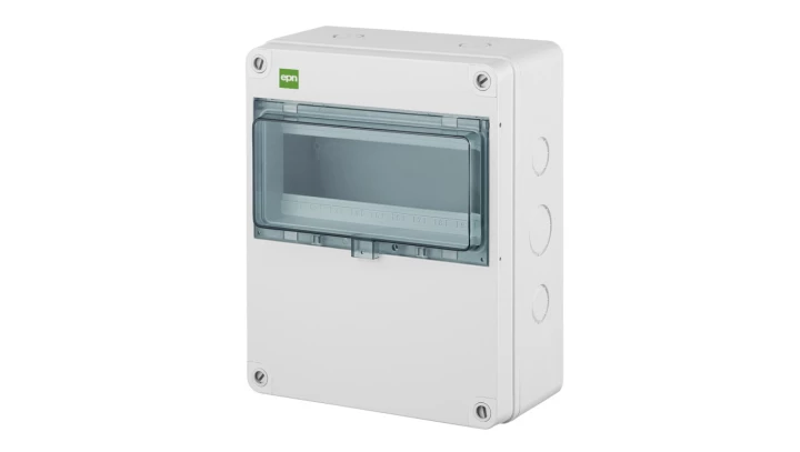 Rozdzielnica hermetyczna HERMETICA RN 1x10 400V AC 1000V DC PE+N dymny IP65 2205-01